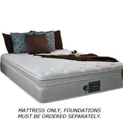 Sterling Euro Top Softside waterbed with Memory foam and dual waveless